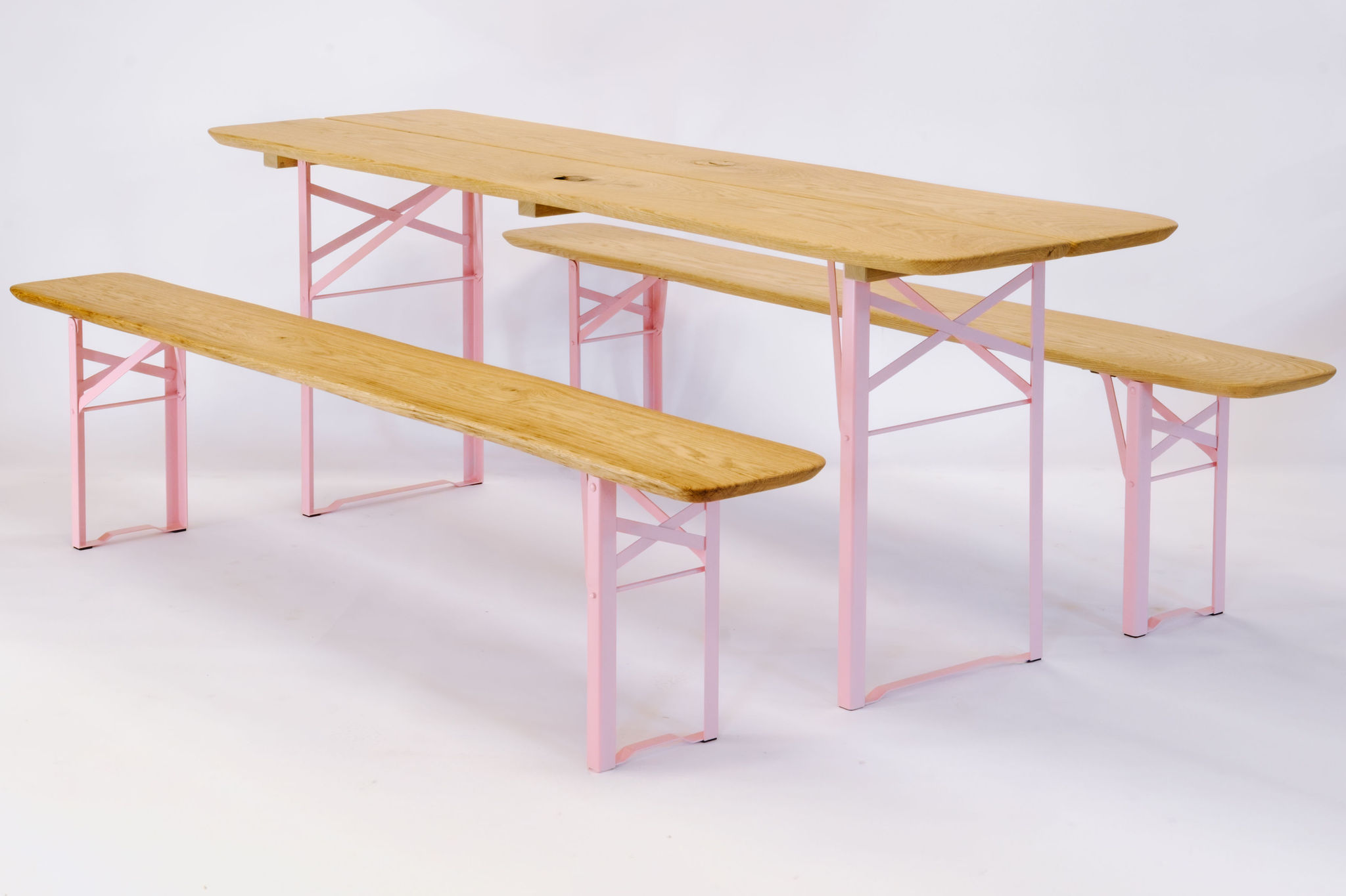 Bierzeltgarnitur aus Eiche – Bild 21