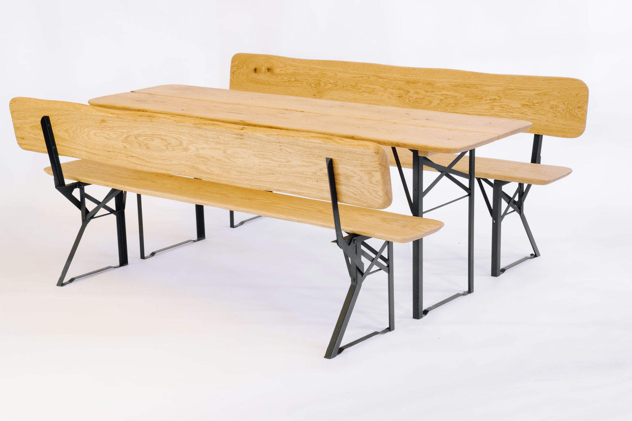 Bierzeltgarnitur aus Eiche – Bild 20